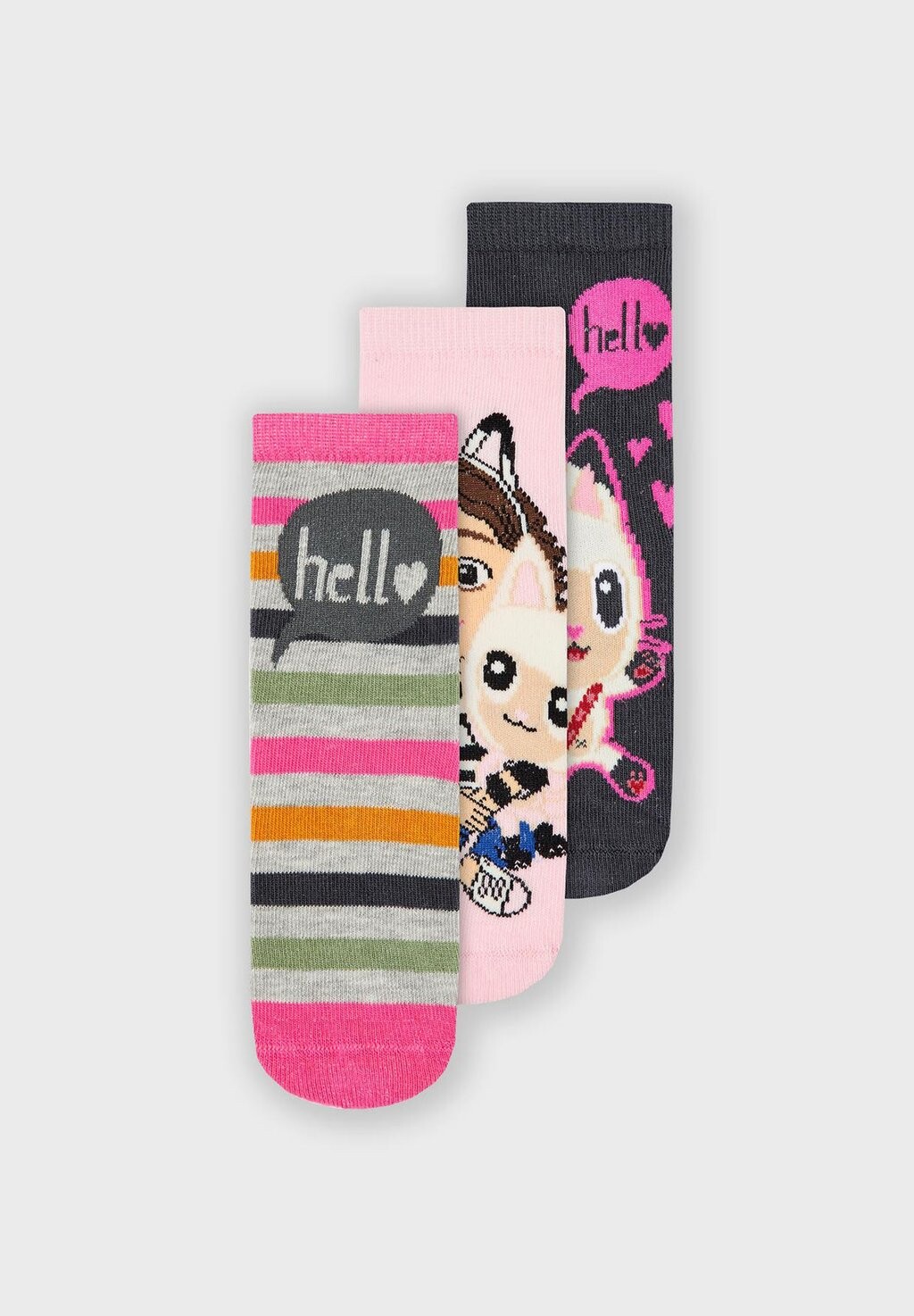 Носки NMFAMBRE GABBY'S DOLL HOUSE 3 PACK Name it, цвет parfait pink/india ink/grey melange
Носки NMFAMBRE GABBY'S DOLL HOUSE 3 PACK Name it, цвет parfait pink/india ink/grey melange