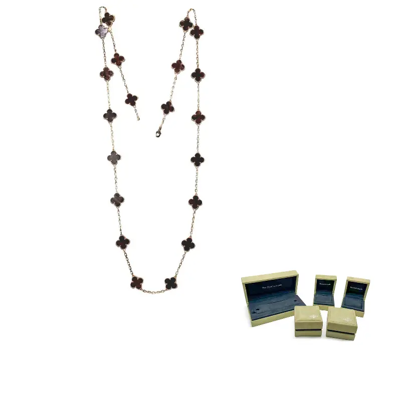 Van Cleef & Arpels 18K золотое ожерелье Women's Brown
Van Cleef & Arpels 18K золотое ожерелье Women's Brown