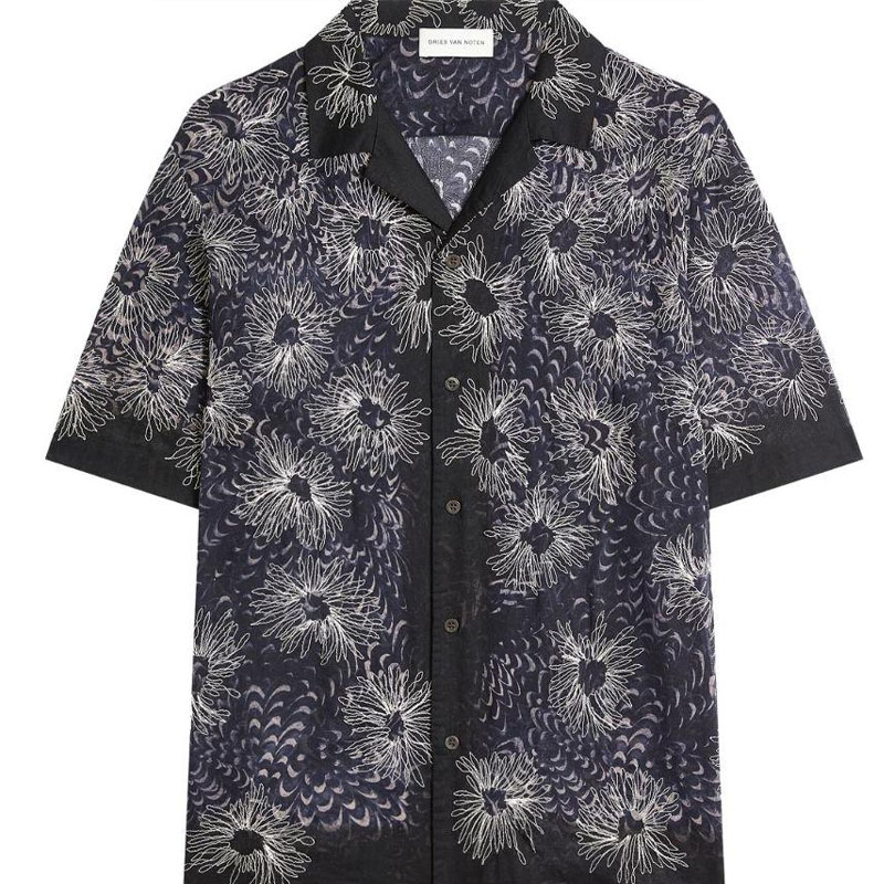 Вышитая рубашка DRIES VAN NOTEN, синий
Вышитая рубашка DRIES VAN NOTEN, синий