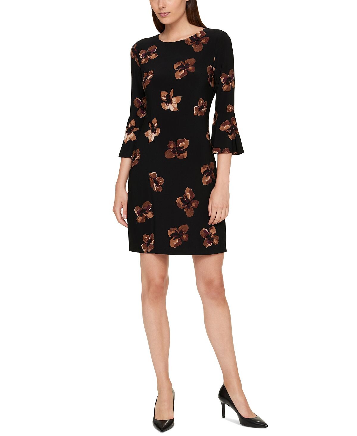 Платье А-силуэта из джерси с принтом и рукавами-колокольчиками Tommy Hilfiger
Платье А-силуэта из джерси с принтом и рукавами-колокольчиками Tommy Hilfiger