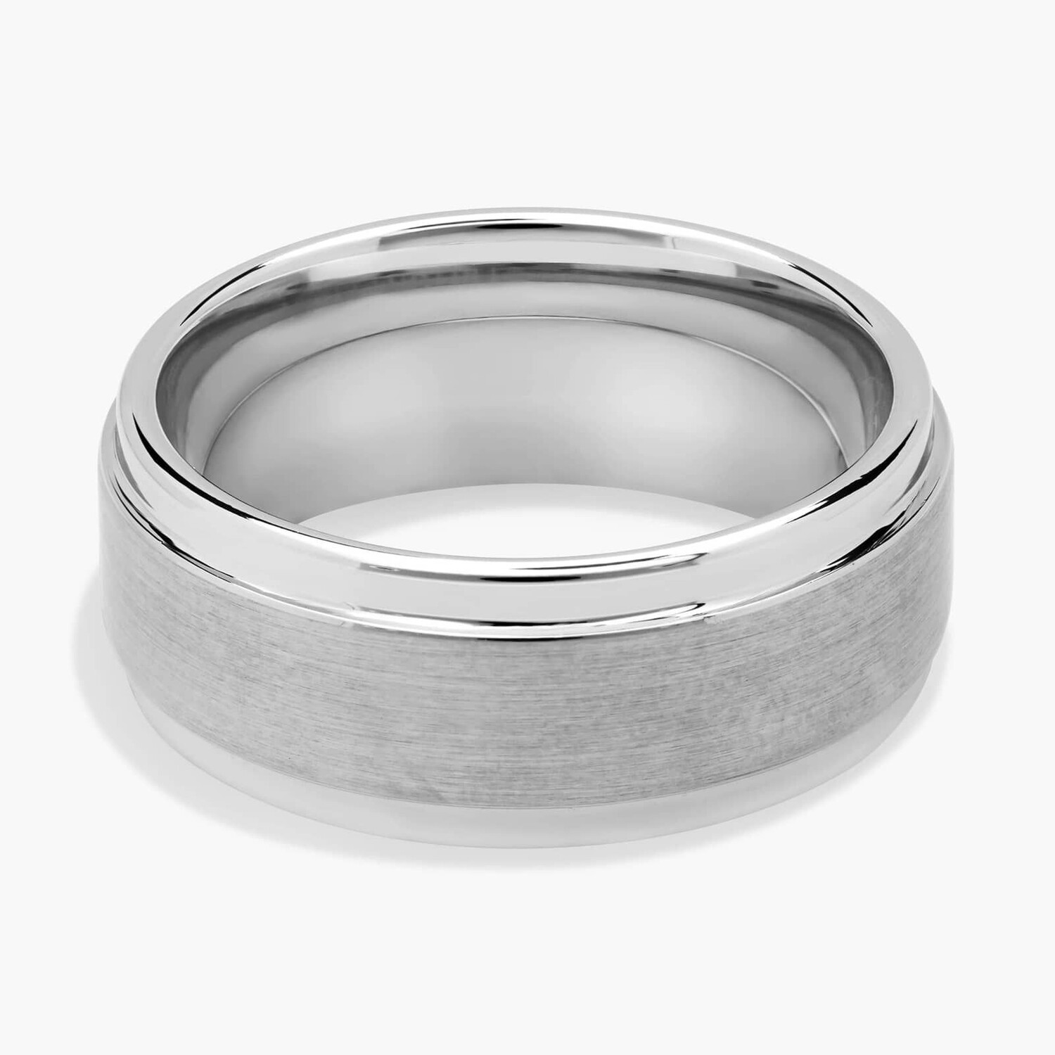 Обручальное кольцо Comfort Fit из белого карбида вольфрама, матовое и полированное (9 мм) Blue Nile
Обручальное кольцо Comfort Fit из белого карбида вольфрама, матовое и полированное (9 мм) Blue Nile