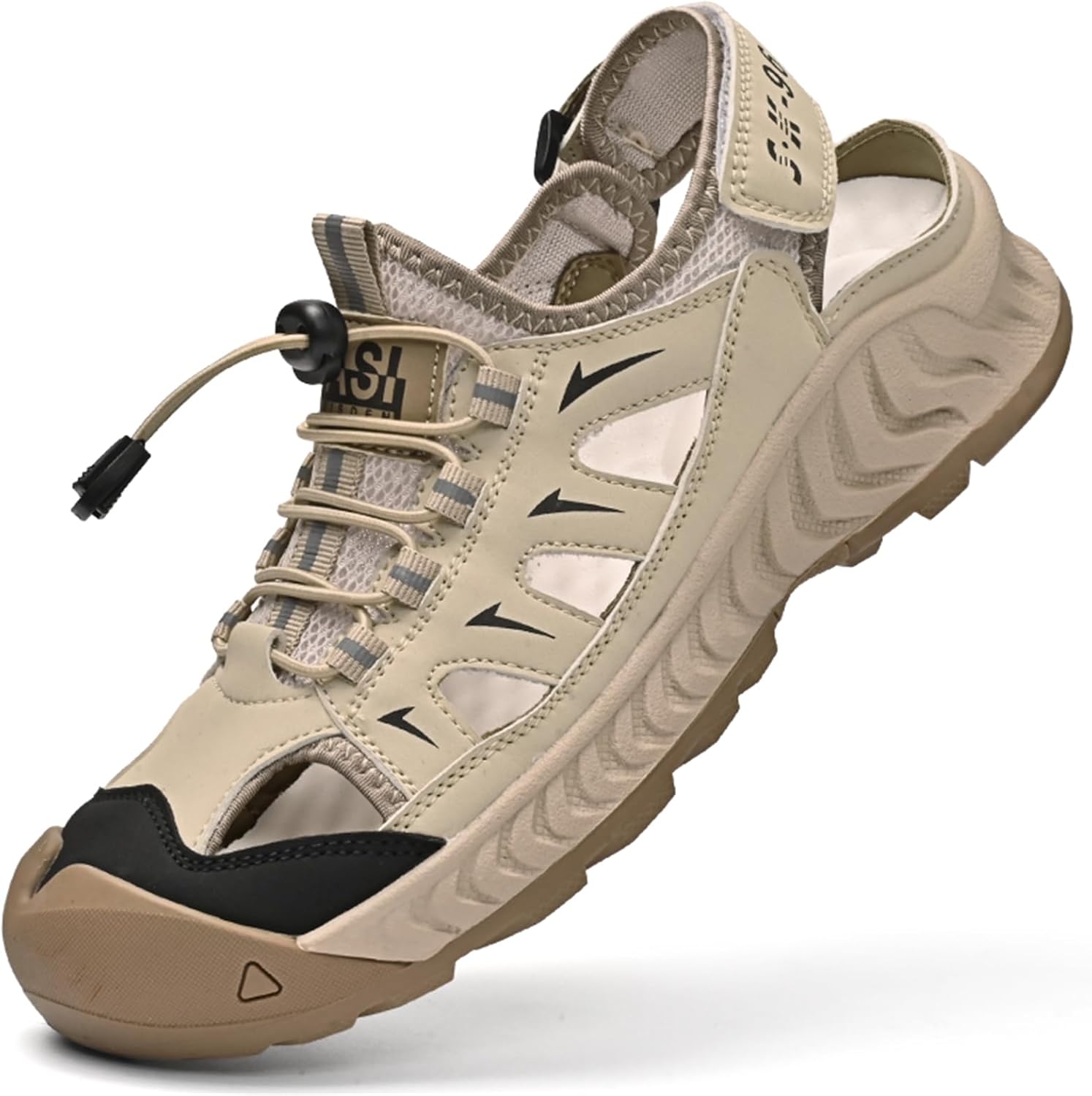 Сандалии Abborora для мужчин, летние нескользящие походные и прогулочные туфли, кожаные с сеткой, дышащие, мужские повседневные пляжные туфли, Sand
Сандалии Abborora для мужчин, летние нескользящие походные и прогулочные туфли, кожаные с сеткой, дышащие, мужские повседневные пляжные туфли, Sand