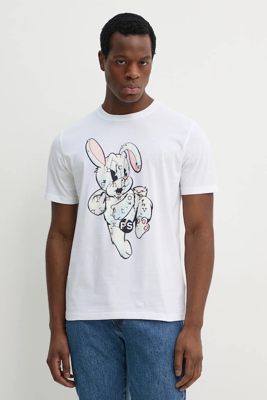 Хлопковая футболка Ps Paul Smith, белый
Хлопковая футболка Ps Paul Smith, белый