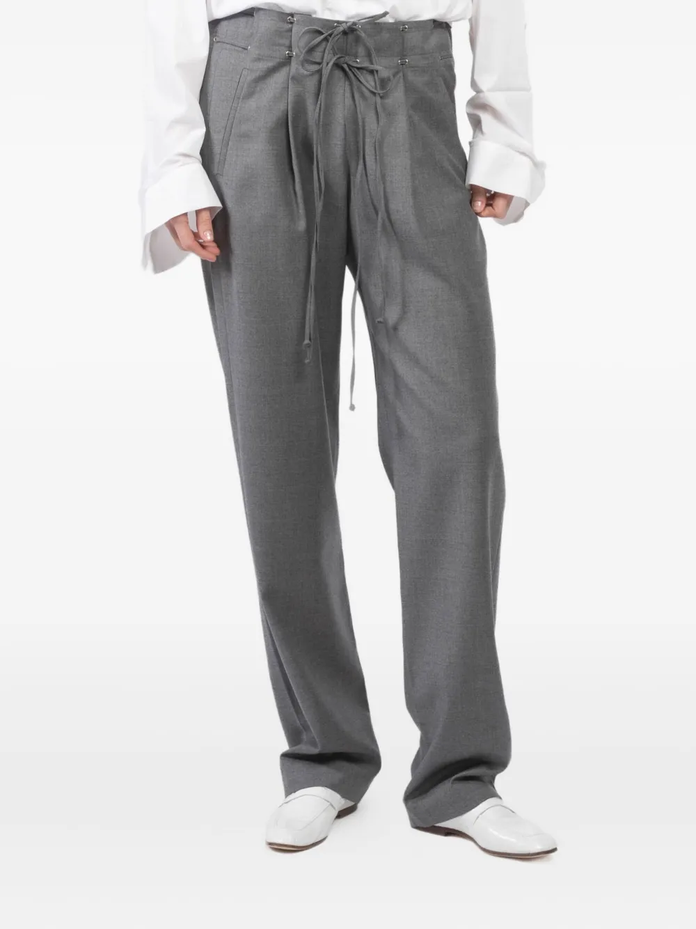 Шерстяные брюки Aya Muse, серый 
Шерстяные брюки Aya Muse, серый