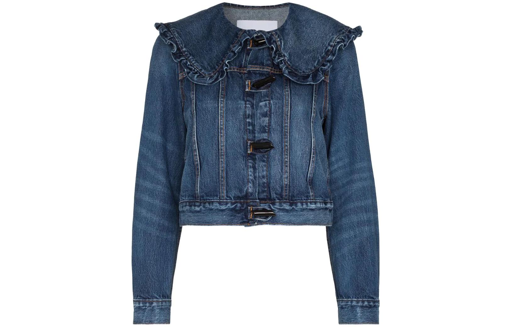 GANNI Джинсовая куртка женская синяя
GANNI Джинсовая куртка женская синяя