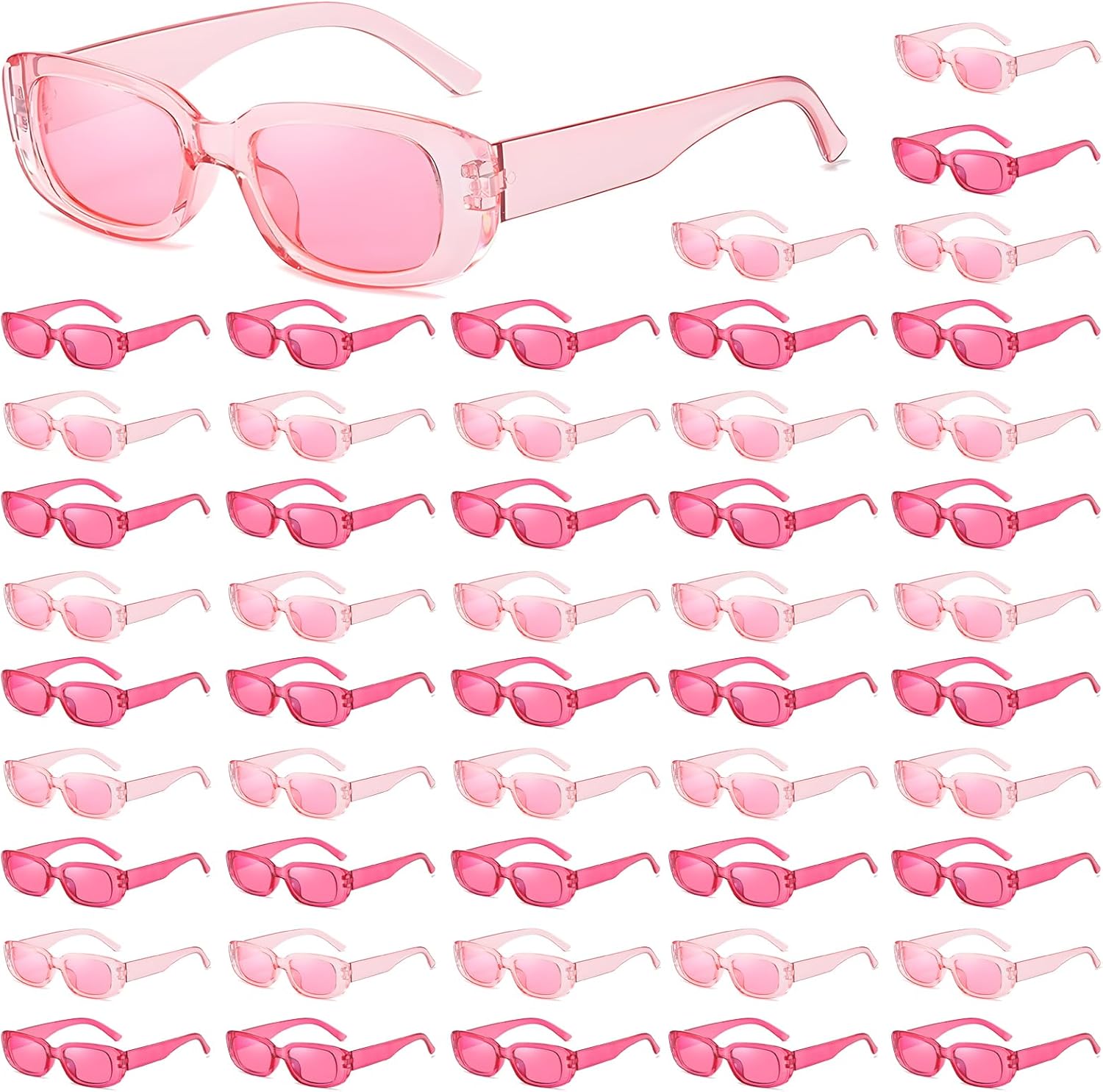 Солнцезащитные очки прямоугольной формы, оптовая упаковка 50/100 штук, для взрослых, ретро, недорогие, в стиле 90-х, Y2K, маленькие очки, защита UV400 QYVEWY, 25pink/25hotpink
Солнцезащитные очки прямоугольной формы, оптовая упаковка 50/100 штук, для взрослых, ретро, недорогие, в стиле 90-х, Y2K, маленькие очки, защита UV400 QYVEWY, 25pink/25hotpink