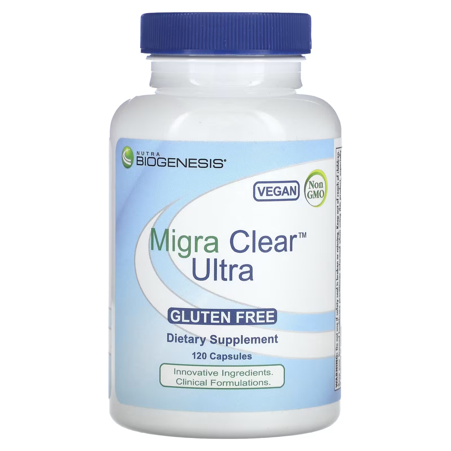 Добавка Nutra BioGenesis Migra Clear Ultra, 120 капсул
Добавка Nutra BioGenesis Migra Clear Ultra, 120 капсул