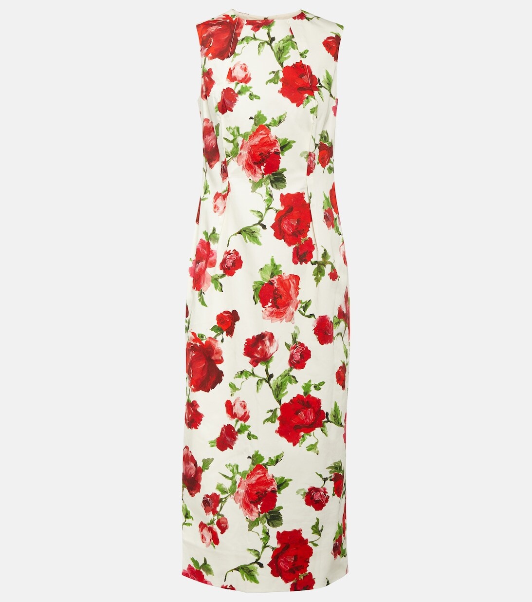Платье миди из смесового хлопка с цветочным принтом CAROLINA HERRERA, разноцветный
Платье миди из смесового хлопка с цветочным принтом CAROLINA HERRERA, разноцветный