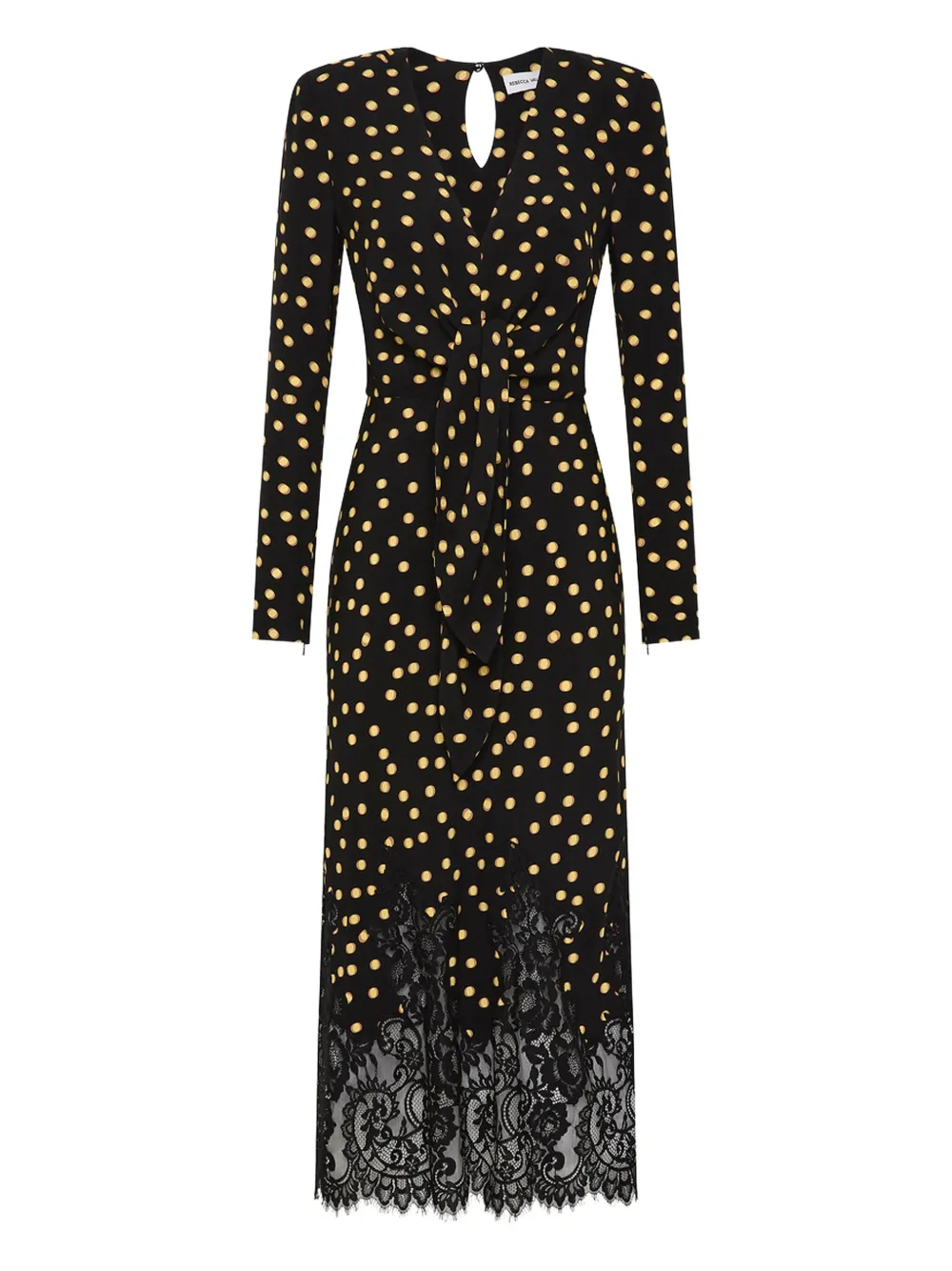 Платье миди Millie в горошек с кружевной отделкой Rebecca Vallance, черный
Платье миди Millie в горошек с кружевной отделкой Rebecca Vallance, черный