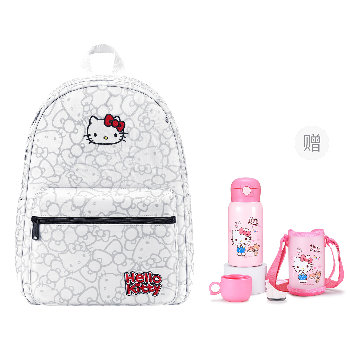 Sanrio Рюкзак из полиэстера, Hello Kitty Backpack+Hello Kitty Water Cup
Sanrio Рюкзак из полиэстера, Hello Kitty Backpack+Hello Kitty Water Cup