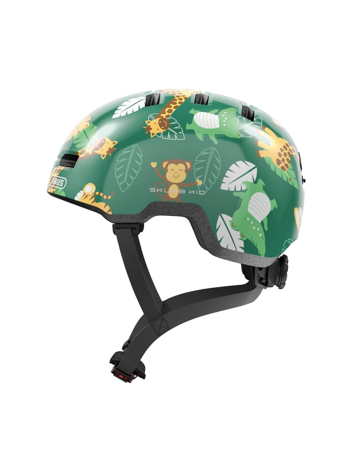 ABUS Детский шлем Skurb Kid в зеленых джунглях
ABUS Детский шлем Skurb Kid в зеленых джунглях