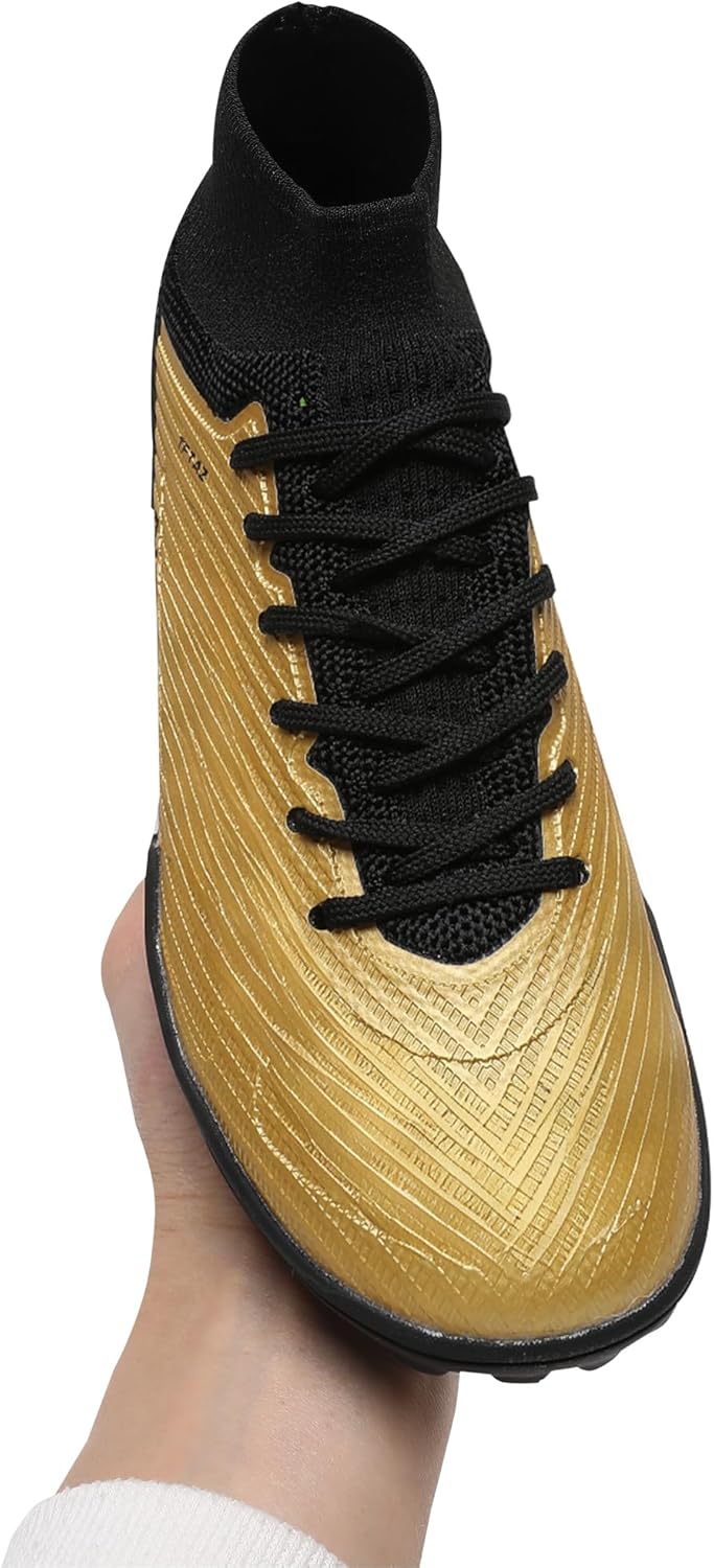 Детские футбольные кроссовки для мальчиков, бутсы для игры в зале и на искусственном газоне, клубные TF, высокие спортивные футбольные бутсы для тренировок и игр Generic, золотой
Детские футбольные кроссовки для мальчиков, бутсы для игры в зале и на искусственном газоне, клубные TF, высокие спортивные футбольные бутсы для тренировок и игр Generic, золотой