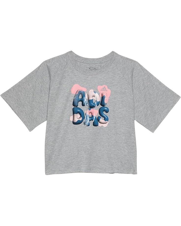 Футболка adidas Kids Short Sleeve Waist Length Raglan Heather Tee(Big Kid), цвет Grey With Multicolor
Футболка adidas Kids Short Sleeve Waist Length Raglan Heather Tee(Big Kid), цвет Grey With Multicolor