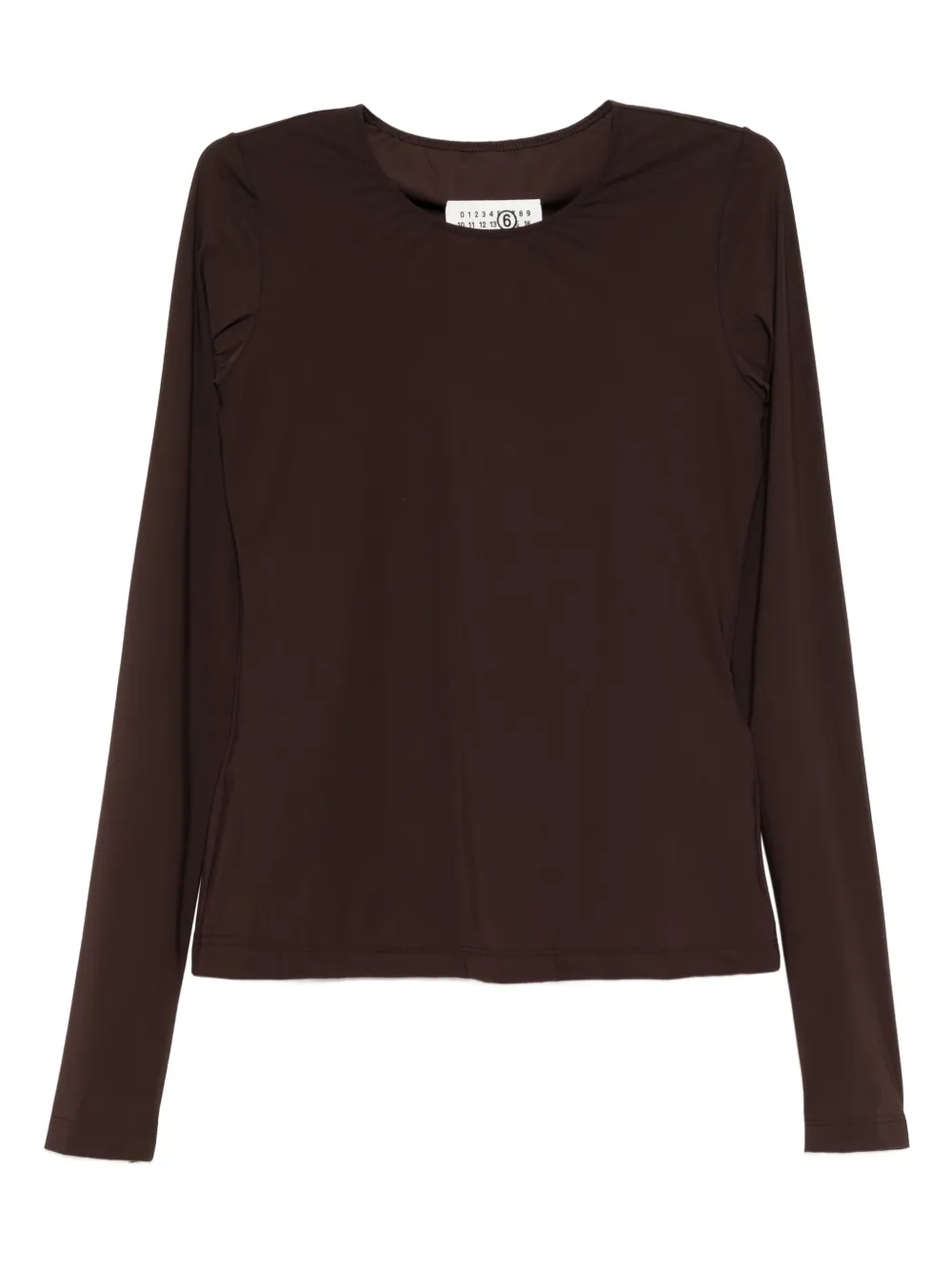 Футболка узкого кроя MM6 Maison Margiela, коричневый
Футболка узкого кроя MM6 Maison Margiela, коричневый