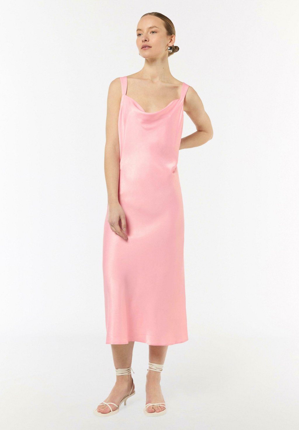 Коктейльное платье / Вечернее платье MIT WASSERFALL-AUSSCHNITT comma, розовый 
Коктейльное платье / Вечернее платье MIT WASSERFALL-AUSSCHNITT comma, розовый