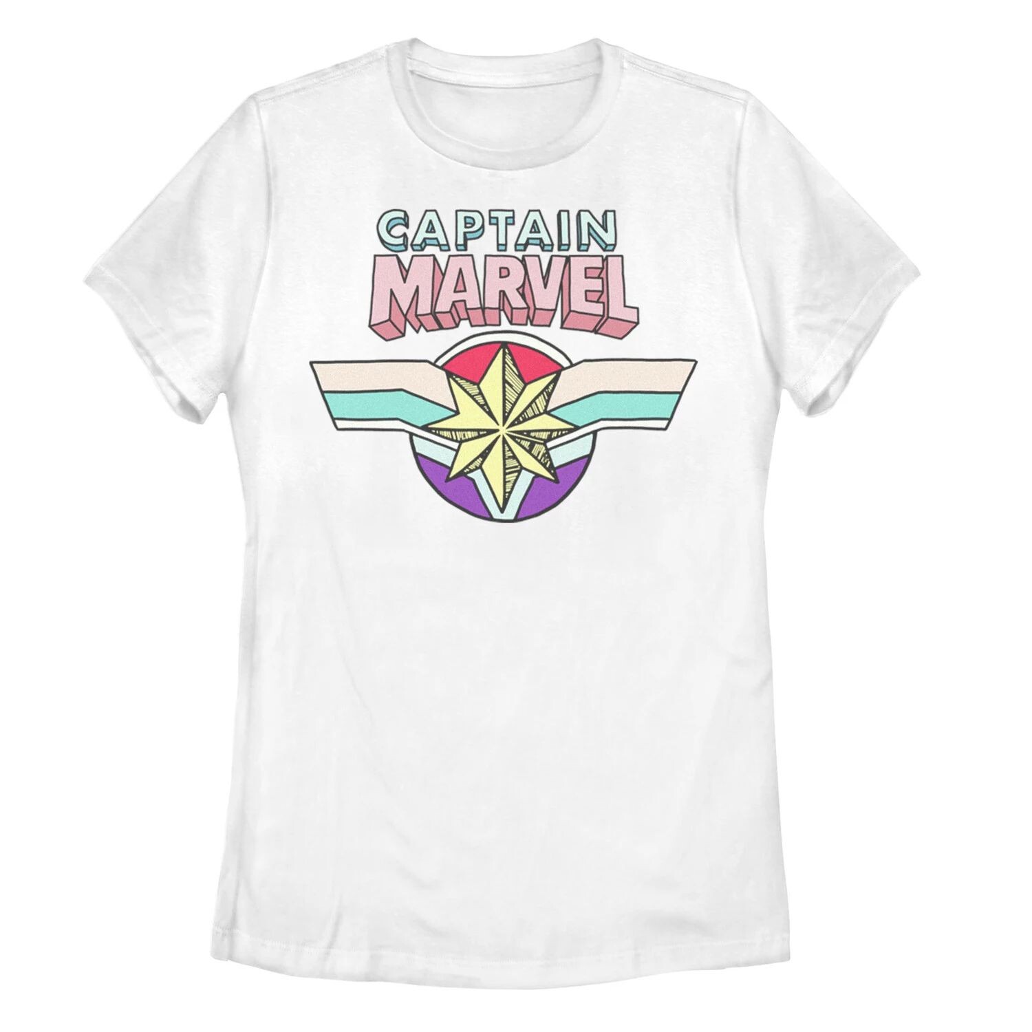 Футболка с мультяшным логотипом «Капитан Марвел» для юниоров Licensed Character
Футболка с мультяшным логотипом «Капитан Марвел» для юниоров Licensed Character