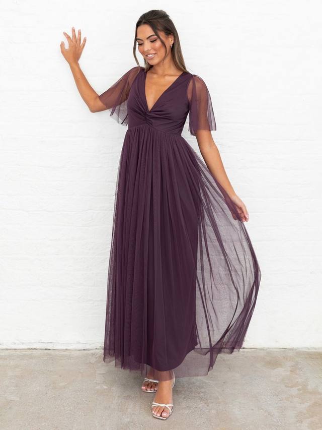 Повседневное платье макси с плиссированной передней частью Anaya With Love, Fig
Повседневное платье макси с плиссированной передней частью Anaya With Love, Fig