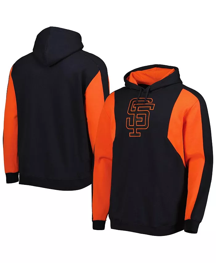 Мужской черно-оранжевый флисовый худи с цветными блоками San Francisco Giants Mitchell & Ness
Мужской черно-оранжевый флисовый худи с цветными блоками San Francisco Giants Mitchell & Ness