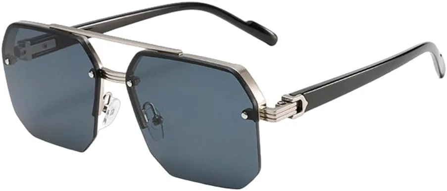 Крупные солнцезащитные очки без оправы, модные винтажные градиентные очки, повседневные очки, роскошные солнцезащитные очки для активного отдыха LVTFCO, Silvery-black
Крупные солнцезащитные очки без оправы, модные винтажные градиентные очки, повседневные очки, роскошные солнцезащитные очки для активного отдыха LVTFCO, Silvery-black