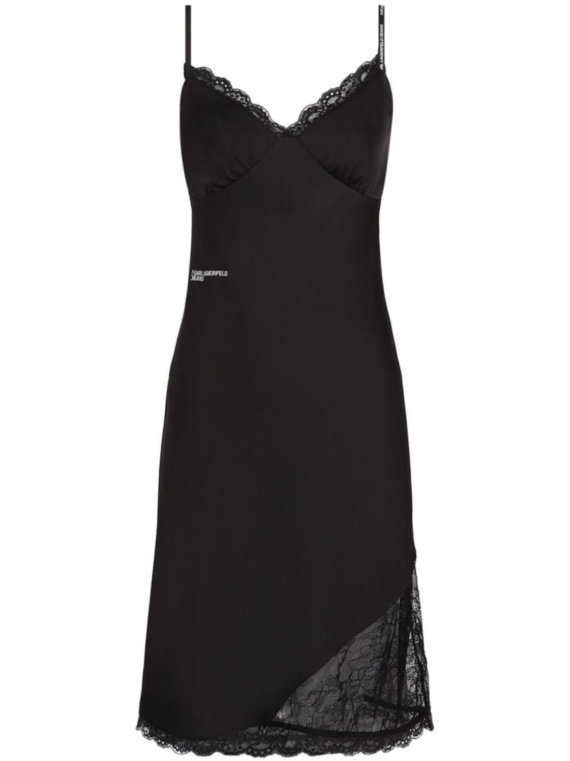 Атласное платье с кружевными вставками Karl Lagerfeld Jeans, черный
Атласное платье с кружевными вставками Karl Lagerfeld Jeans, черный