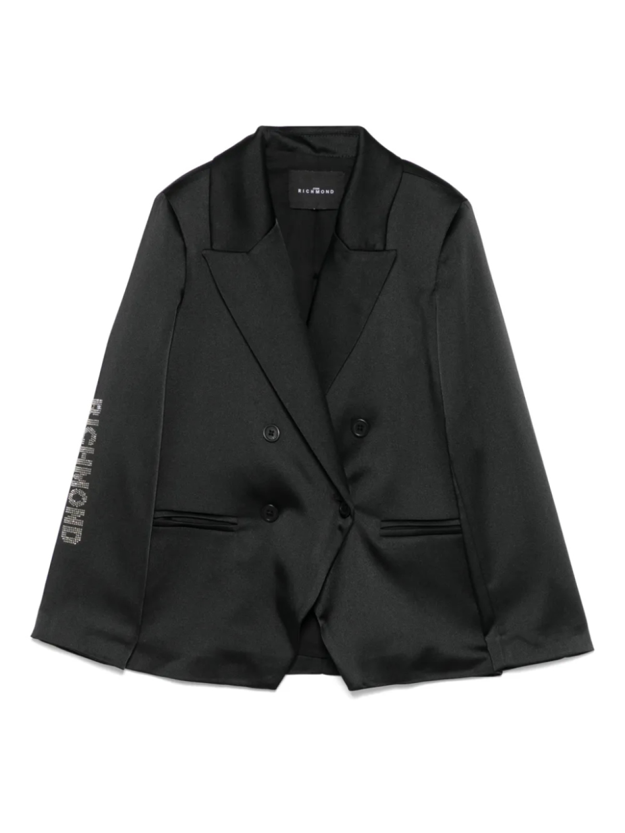 Пиджак John Richmond Junior с кристаллическим логотипом, черный
Пиджак John Richmond Junior с кристаллическим логотипом, черный