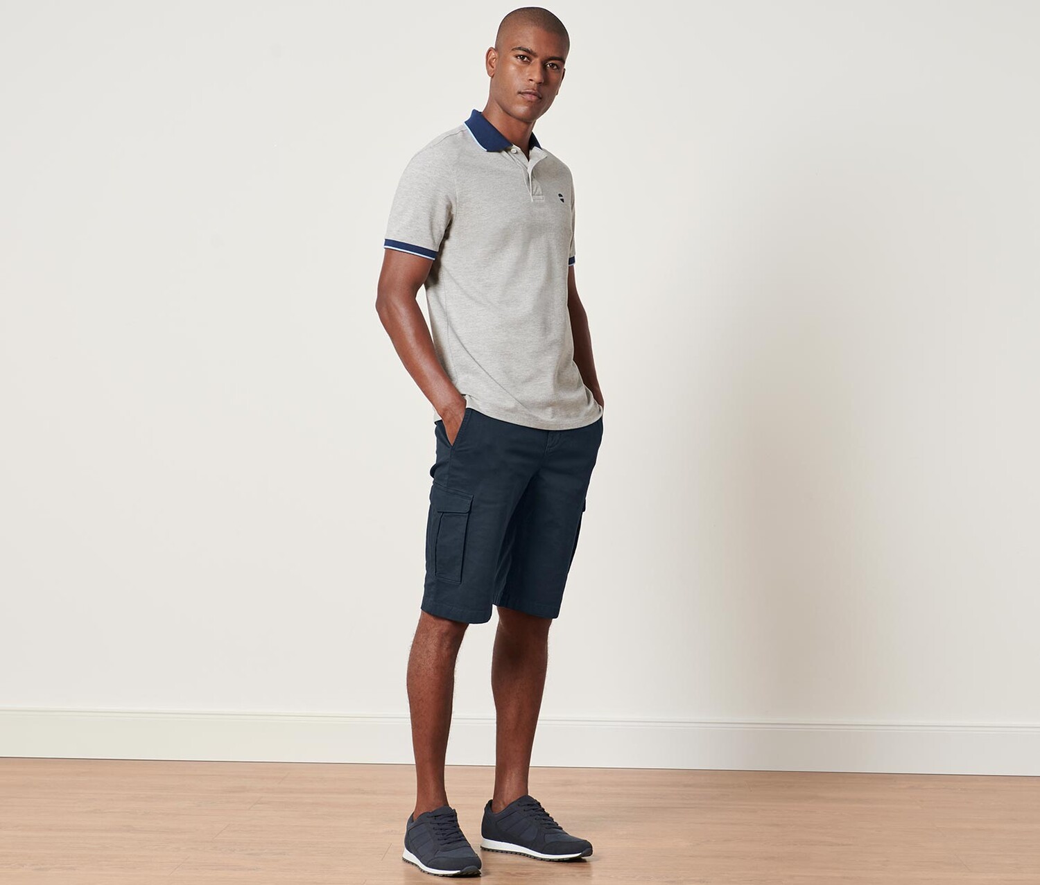 Шорты карго Tchibo, темно-синий
Шорты карго Tchibo, темно-синий