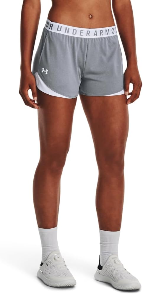 Under Armour Women's Play Up 3.0 шорты, (055) Steel Light Heather/White/White
Under Armour Women's Play Up 3.0 шорты, (055) Steel Light Heather/White/White