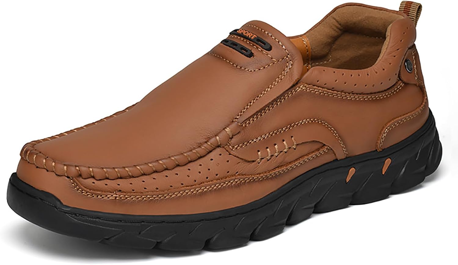 Мужские кожаные слипоны для прогулок, повседневные лоферы, удобные классические туфли для работы, офиса, вождения и на улице, лодочные туфли-лоферы для мужчин Mviobuy, коричневый
Мужские кожаные слипоны для прогулок, повседневные лоферы, удобные классические туфли для работы, офиса, вождения и на улице, лодочные туфли-лоферы для мужчин Mviobuy, коричневый