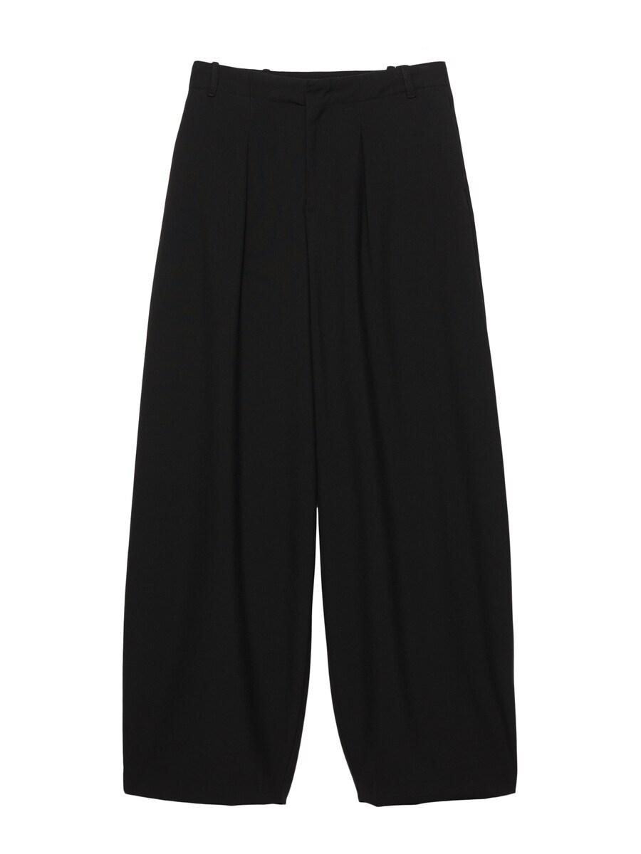 Широкие брюки со складками спереди Pull&Bear, черный
Широкие брюки со складками спереди Pull&Bear, черный