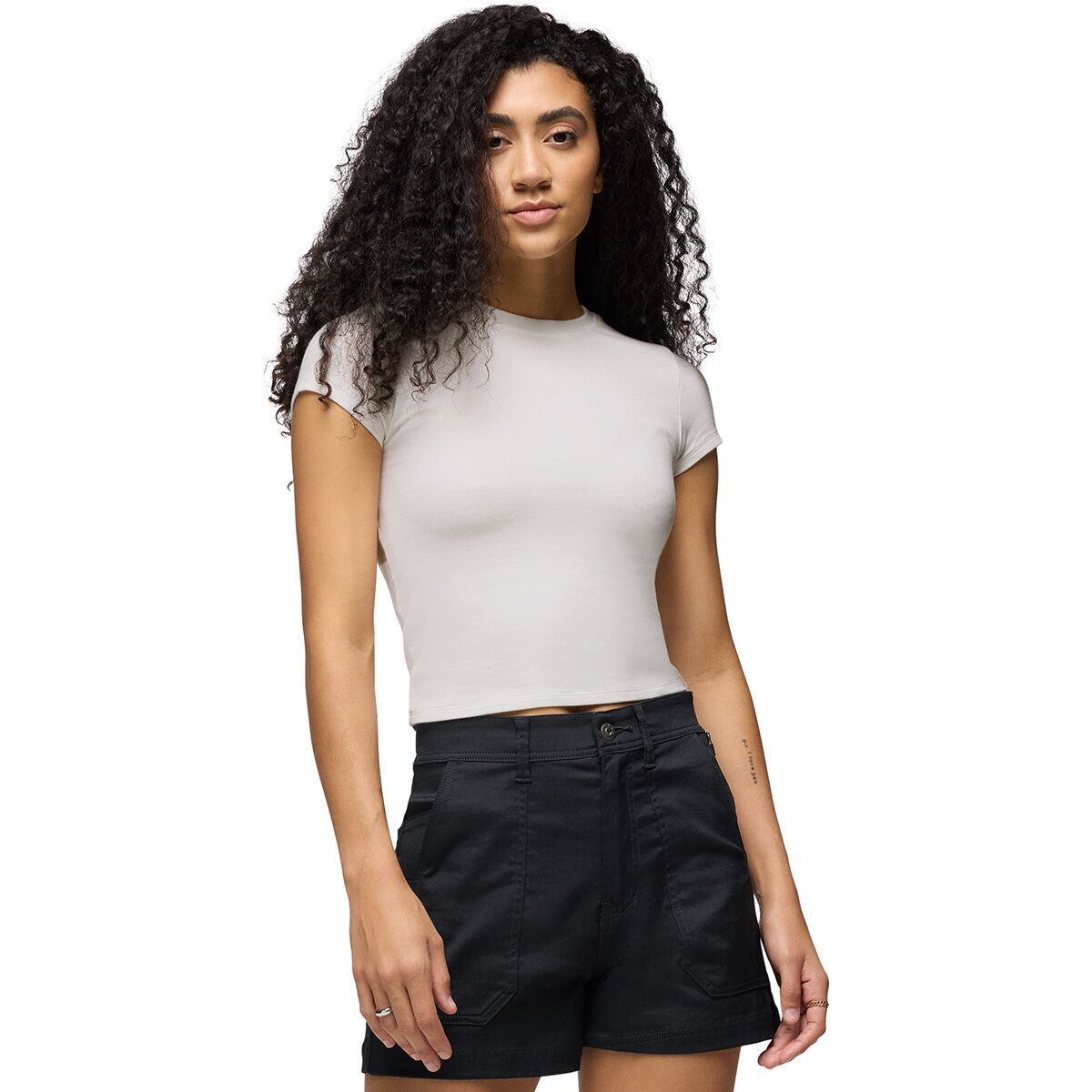 Футболка с коротким рукавом Baby Rib Prana, белый
Футболка с коротким рукавом Baby Rib Prana, белый