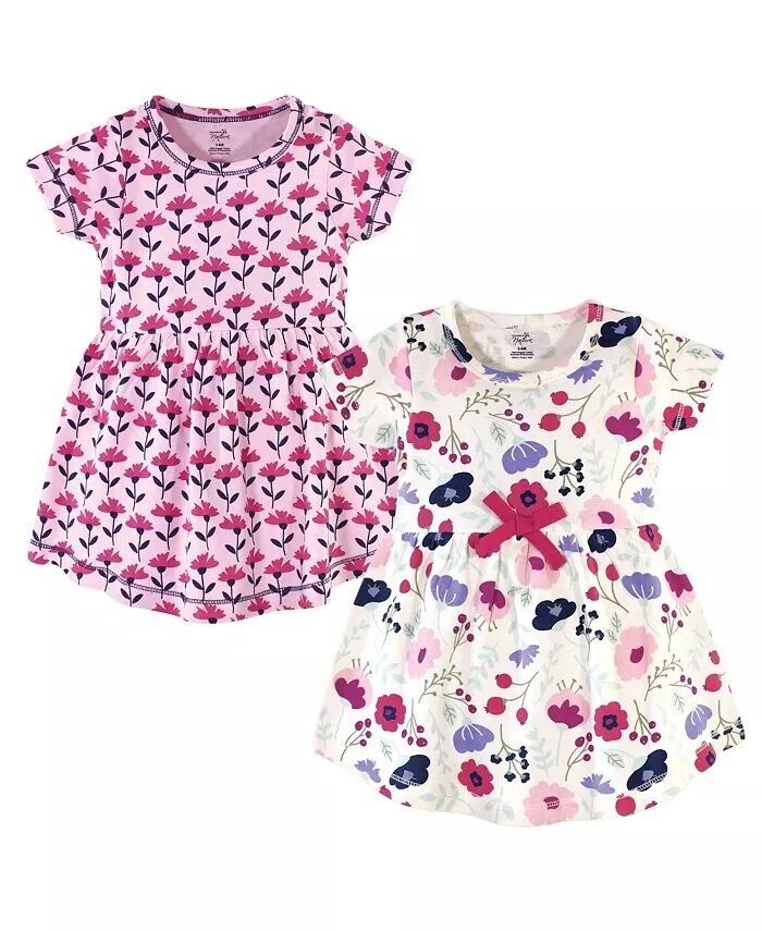 Детские платья с короткими рукавами из органического хлопка для маленьких девочек, 2 шт., Цветочный горошек Touched By Nature, розовый
Детские платья с короткими рукавами из органического хлопка для маленьких девочек, 2 шт., Цветочный горошек Touched By Nature, розовый