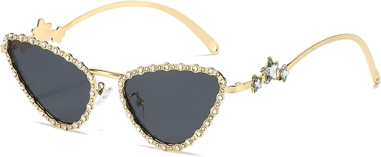 Солнцезащитные очки Helena Retro Small Rhinestone Cat Eye Sunglasses for Women в стиле 90-х, блестящие, в стиле хиппи-диско, модные, с кристаллами, защита от ультрафиолета UV400, C5
Солнцезащитные очки Helena Retro Small Rhinestone Cat Eye Sunglasses for Women в стиле 90-х, блестящие, в стиле хиппи-диско, модные, с кристаллами, защита от ультрафиолета UV400, C5