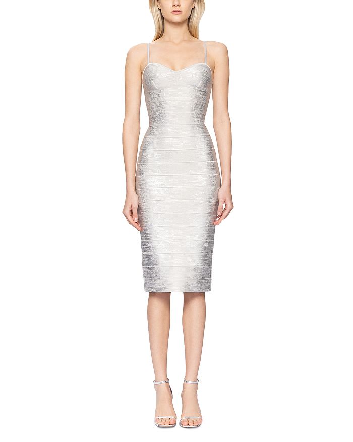 Платье-бандаж с вырезом в форме сердца и бретельками Hervé Léger, красный
Платье-бандаж с вырезом в форме сердца и бретельками Hervé Léger, красный