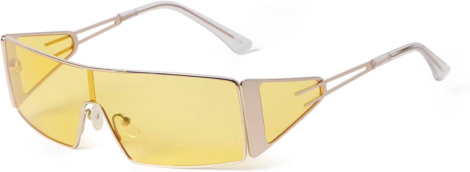 Солнцезащитные очки SDINM Y2K для женщин и мужчин, прямоугольные, в стиле ретро 90-х и 2000-х, с тонированными линзами, модные солнцезащитные очки, Gold Frame\yellow Lens
Солнцезащитные очки SDINM Y2K для женщин и мужчин, прямоугольные, в стиле ретро 90-х и 2000-х, с тонированными линзами, модные солнцезащитные очки, Gold Frame\yellow Lens