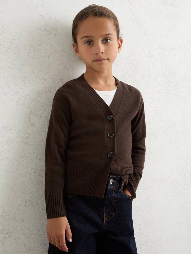 Детский кардиган Tyla из кашемировой смеси приталенного кроя Reiss, Chocolate
Детский кардиган Tyla из кашемировой смеси приталенного кроя Reiss, Chocolate