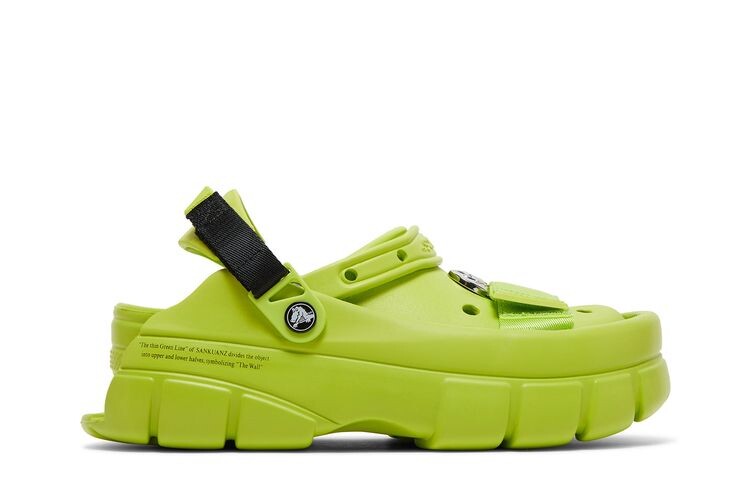 Кроссовки Crocs Sankuanz x Clog Lime Punch, зеленый
Кроссовки Crocs Sankuanz x Clog Lime Punch, зеленый