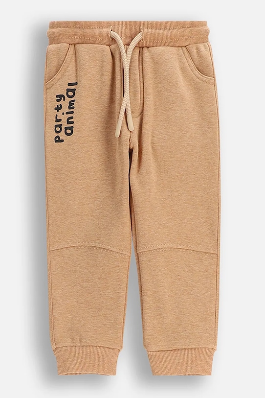 Детские хлопковые спортивные штаны Coccodrillo, коричневый
Детские хлопковые спортивные штаны Coccodrillo, коричневый