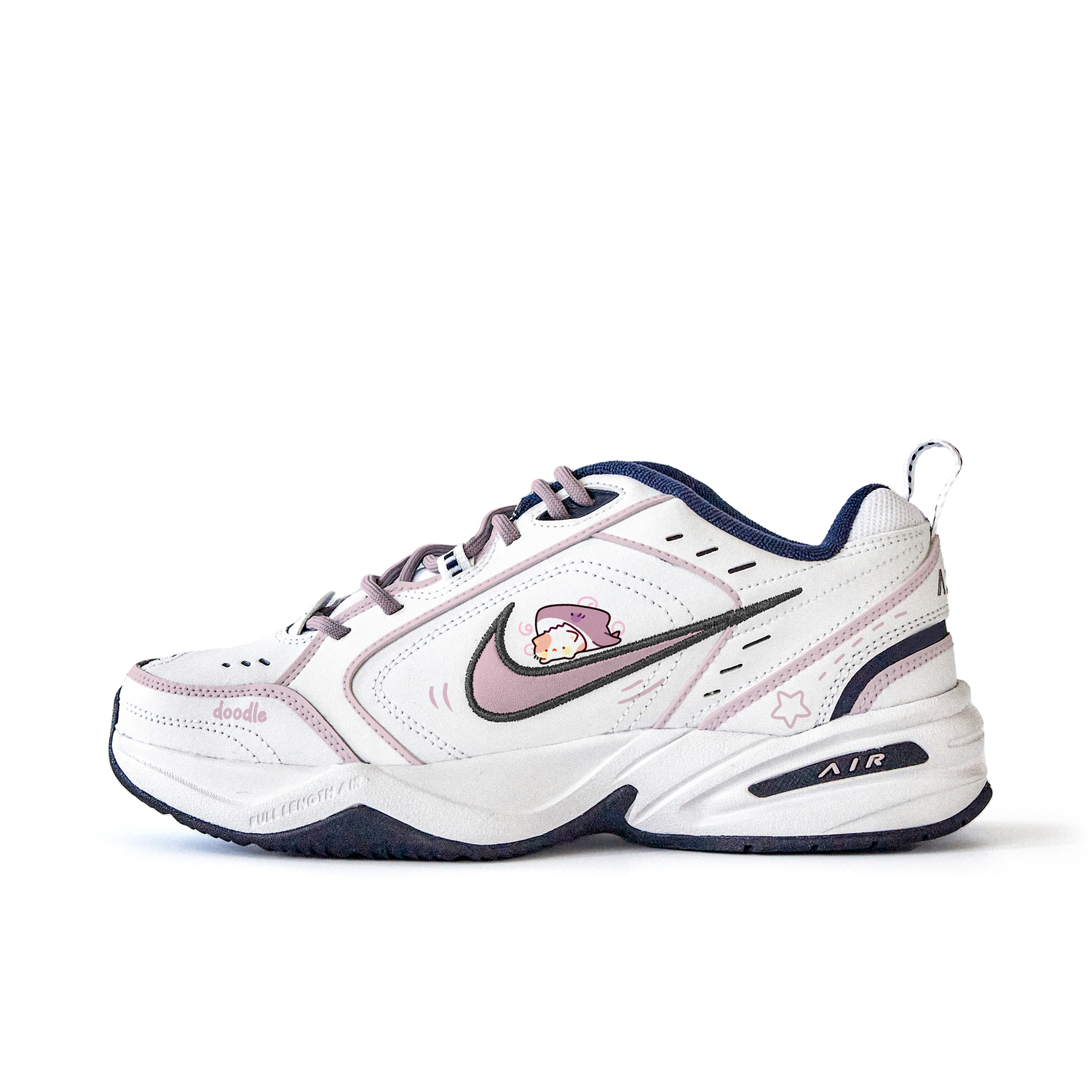 Nike Air Monarch 4 противоскользящие износостойкие низкие массивные кроссовки унисекс бело-розовые, цвет White Pink
Nike Air Monarch 4 противоскользящие износостойкие низкие массивные кроссовки унисекс бело-розовые, цвет White Pink