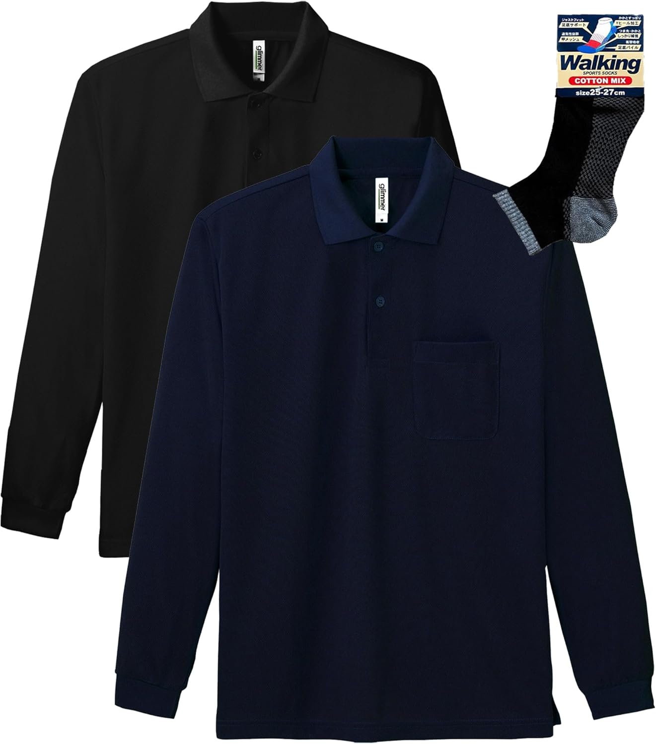 Футболка-поло с длинными рукавами и карманом Glimmer 00335-ALP Dry 4.4 унции, темно-синий/черный
Футболка-поло с длинными рукавами и карманом Glimmer 00335-ALP Dry 4.4 унции, темно-синий/черный