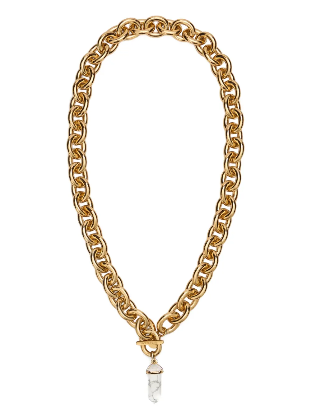 Цепочка с кулоном из камня Roberto Cavalli, золотистый 
Цепочка с кулоном из камня Roberto Cavalli, золотистый