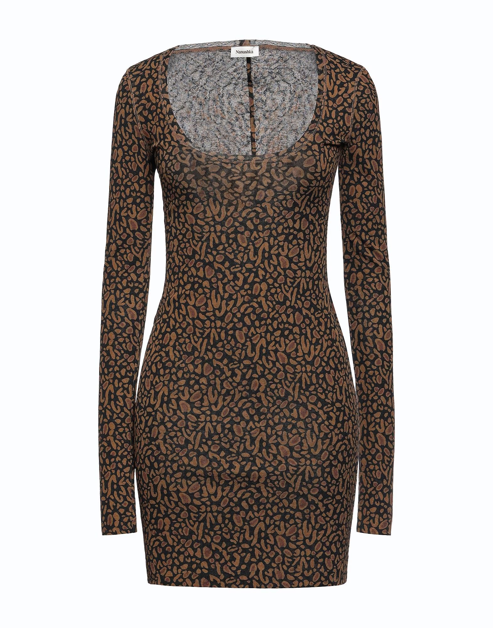 Мини-платье Nanushka, коричневый
Мини-платье Nanushka, коричневый