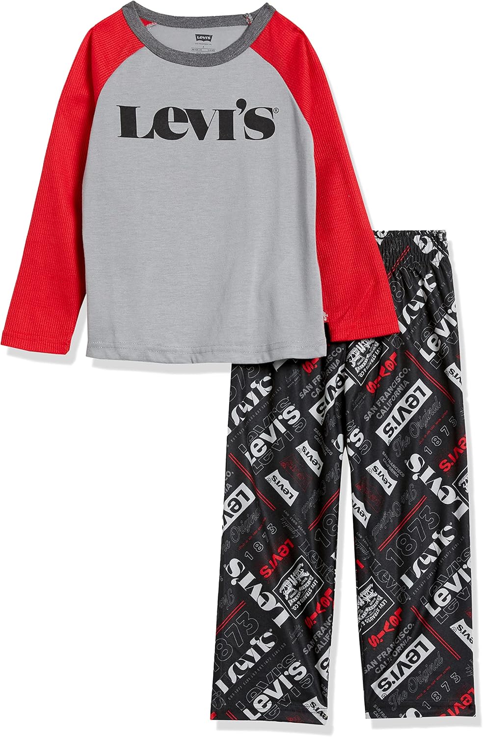 Детские пижамы Levi's, Monument Grey/Red/Black
Детские пижамы Levi's, Monument Grey/Red/Black