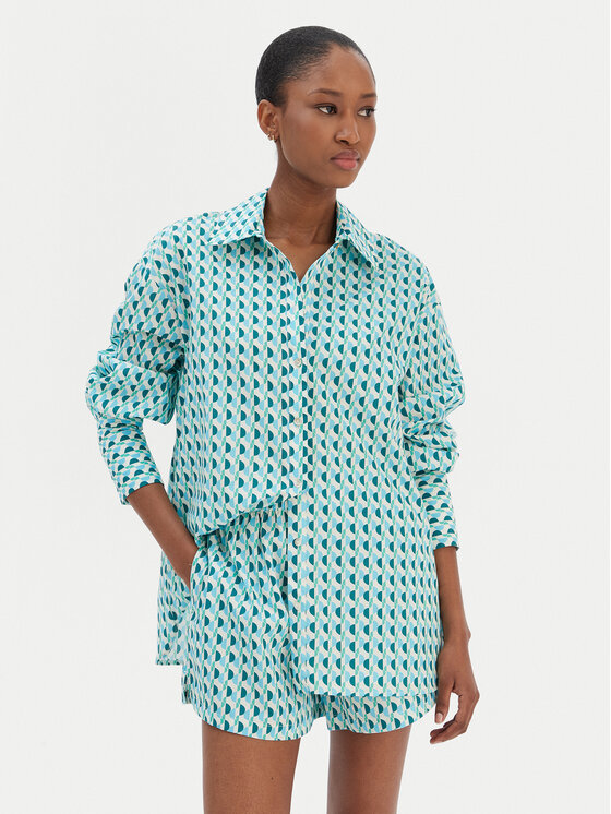 Рубашка oversize Sorrento 55575-TO Seafolly, зеленый
Рубашка oversize Sorrento 55575-TO Seafolly, зеленый