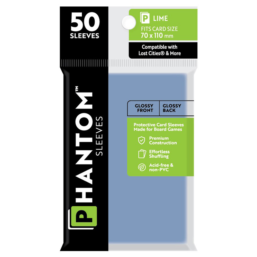 Аксессуары Capstone Games Phantom Sleeves: Lime Size 70 x 110mm - Glossy/Glossy (50)
Аксессуары Capstone Games Phantom Sleeves: Lime Size 70 x 110mm - Glossy/Glossy (50)