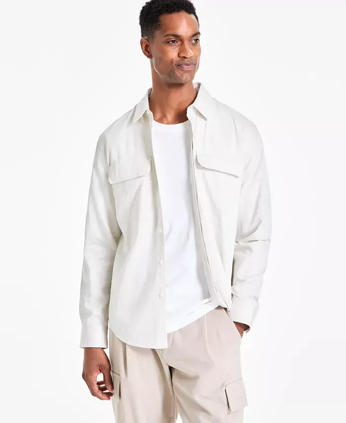 Мужская рубашка Owen классического кроя на пуговицах Alfani, белый
Мужская рубашка Owen классического кроя на пуговицах Alfani, белый