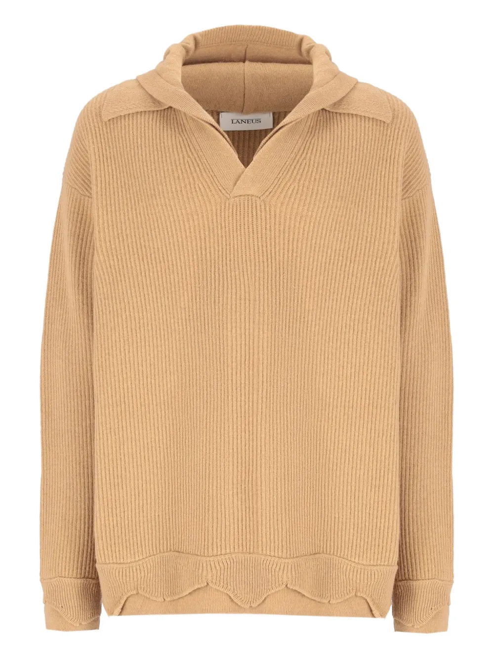 Свитер в рубчик с капюшоном Laneus, коричневый
Свитер в рубчик с капюшоном Laneus, коричневый