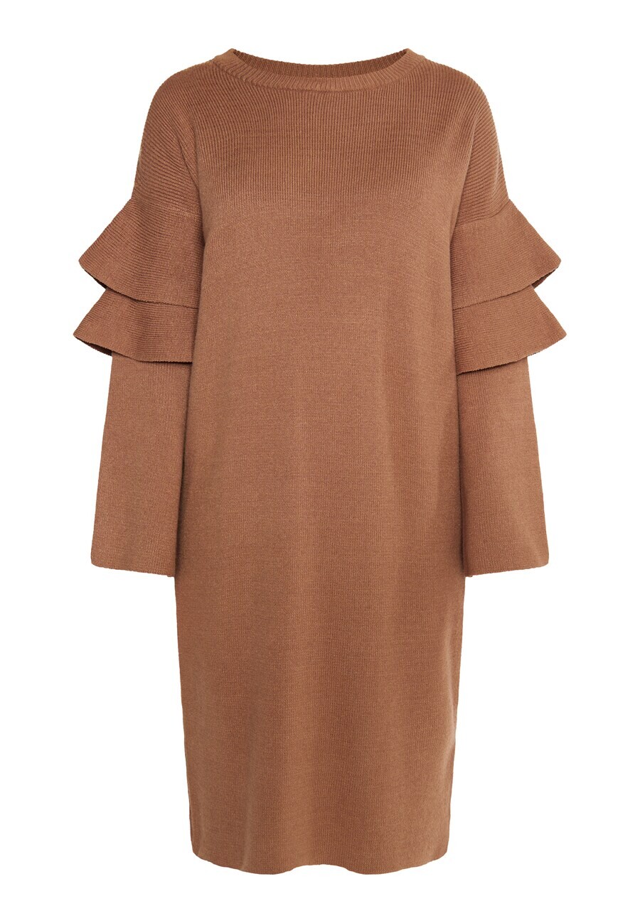 Платье usha WHITE LABEL Knitted dress, коричневый
Платье usha WHITE LABEL Knitted dress, коричневый