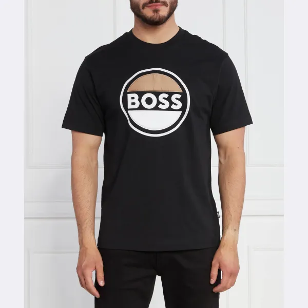 Футболка стандартного кроя Tessin 09 Boss, черный 
Футболка стандартного кроя Tessin 09 Boss, черный