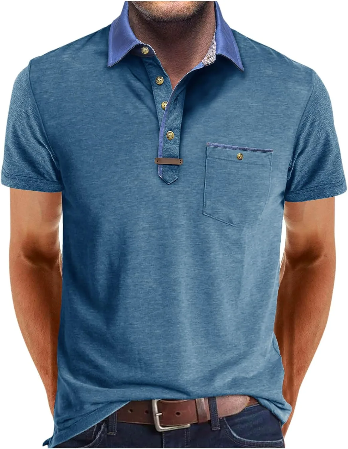 Polo-футболка Muscularfit Big and Tall для мужчин, летняя, с коротким рукавом, свободного кроя
Polo-футболка Muscularfit Big and Tall для мужчин, летняя, с коротким рукавом, свободного кроя