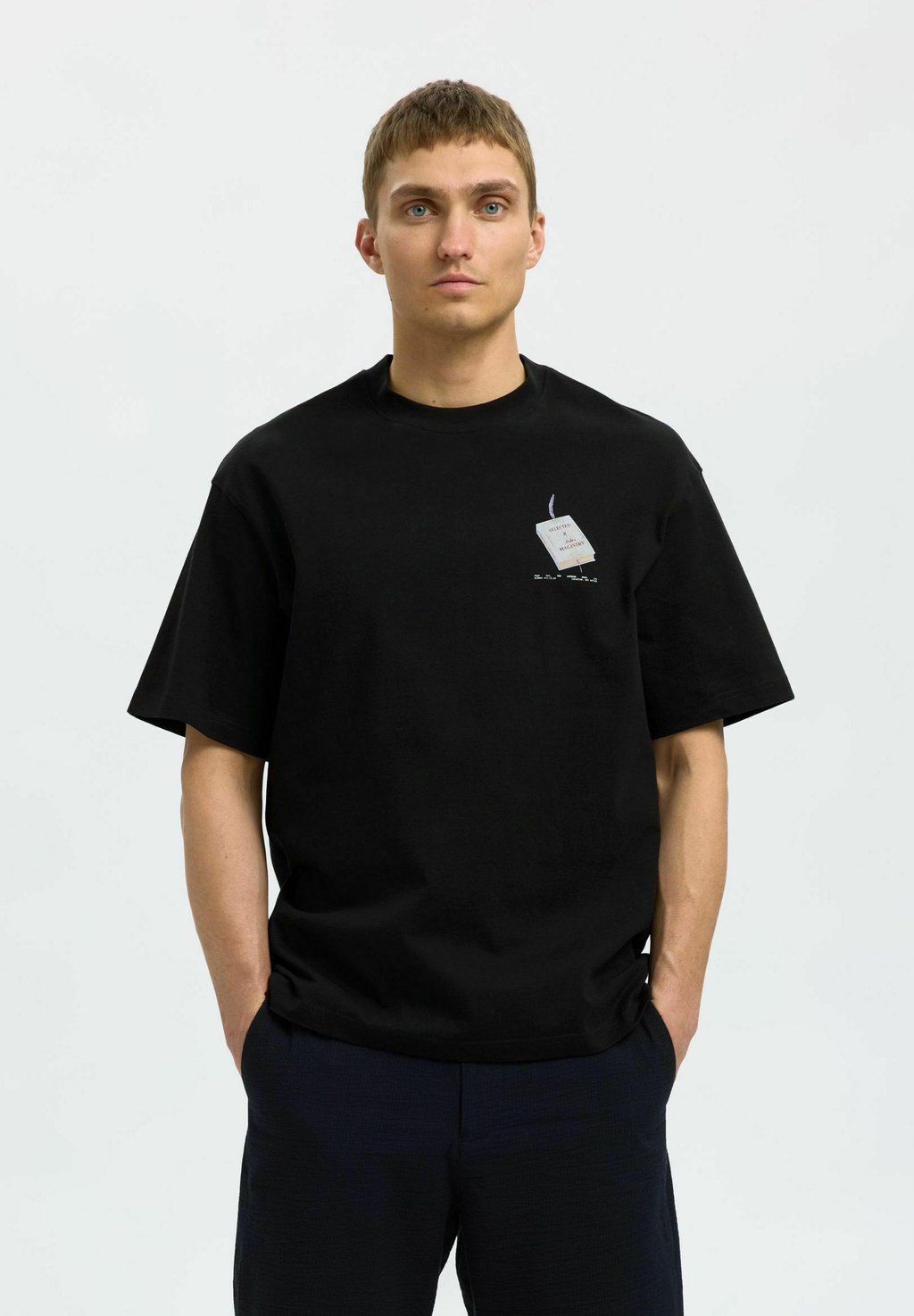 Футболка с принтом SLHRELAXKAI O NECK Selected Homme, черный
Футболка с принтом SLHRELAXKAI O NECK Selected Homme, черный